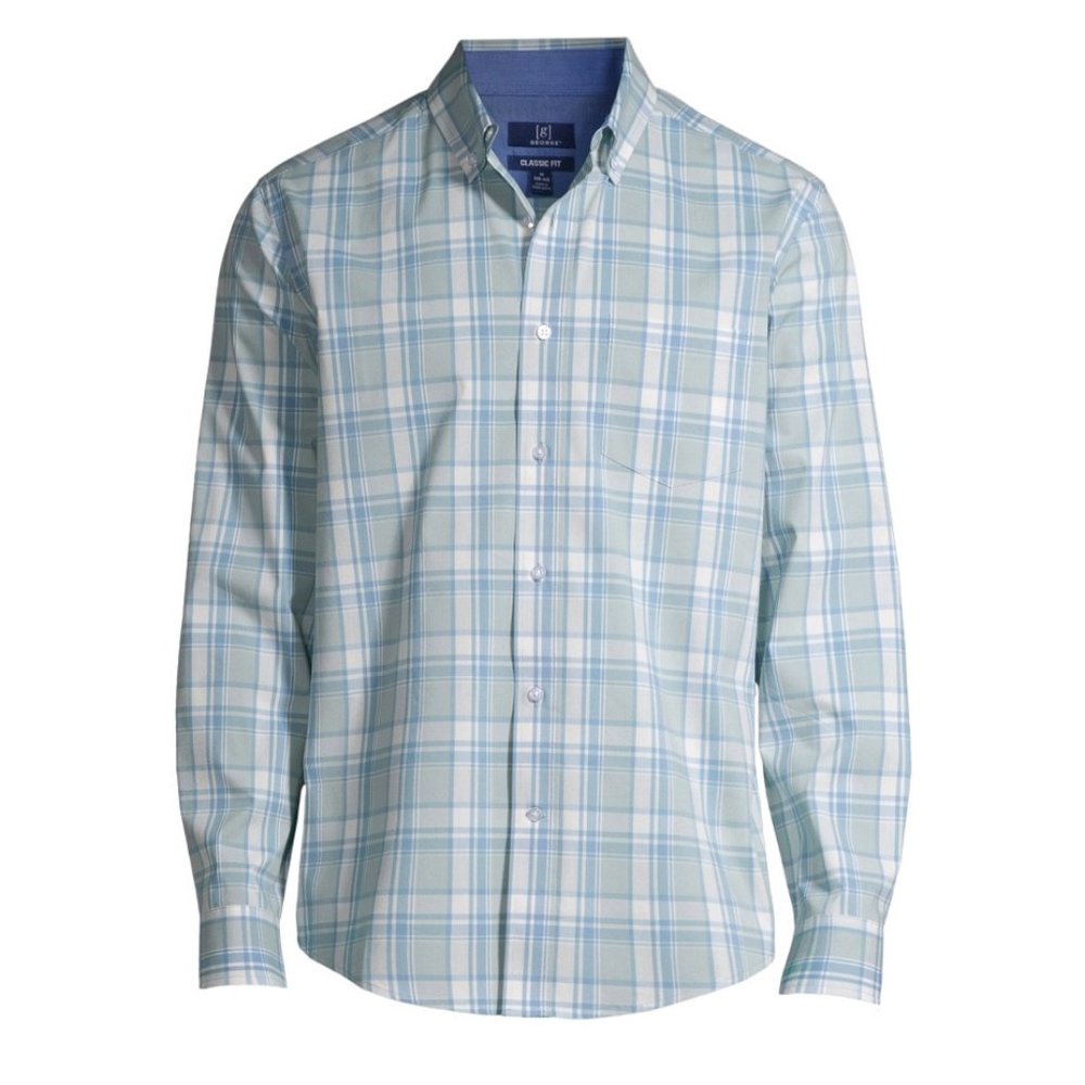 George Mens & Big Mens Button Down Long Sleeves